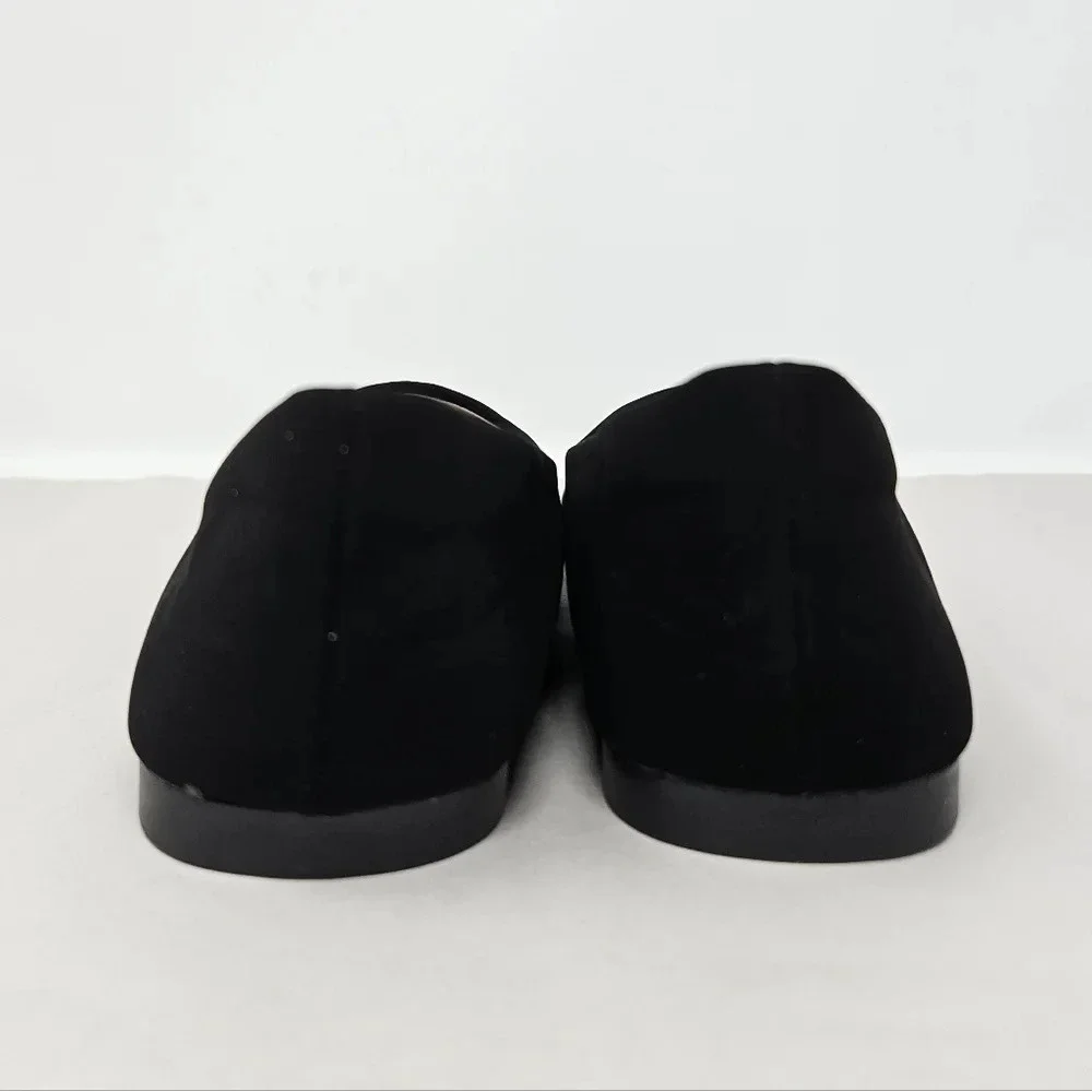 Dream Pairs Flats Shoes Kids Sz 2 Black Faux Nubuck Leather Dressy Casual